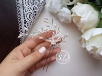 wedding photo -  Tropical bridal hair piece