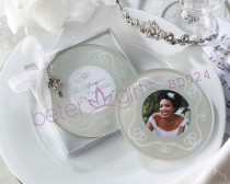 wedding photo -  BeterWedding Bridesmaids Handcrafts White Photo Frame Coasters BD024