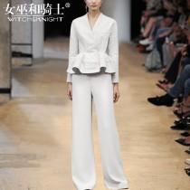 wedding photo -  Vogue Slimming It Girl Casual Outfit Twinset Wide Leg Pant - Bonny YZOZO Boutique Store