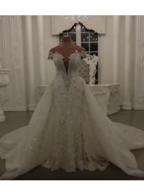 wedding photo -  Luxus Brautkleider A Linie | Hochzeitskleider online Kaufen Modellnummer: XY452