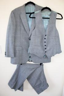 Rare Custom 1960s 3 pc Tweed Suit Mad Men Vintage Wedding wedding photo - Rare Custom 1960s 3 pc Tweed Suit Mad Men Vintage Wedding