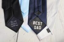 Secret Message Tie wedding photo - Secret Message Tie
