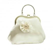 ivory clutch bridal clutch bridal bag ivory bag evening handbag wedding clutch organza flower bride wedding formal clutch women's ivory 2010 wedding photo - ivory clutch bridal clutch bridal bag ivory bag evening handbag wedding clutch organza flower bride wedding formal clutch women's ivory 2010