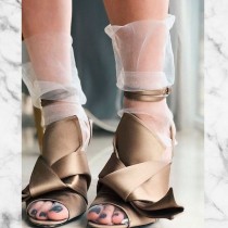 wedding photo -  White wedding socks|Designer socks socks for woman|White tulle socks|Lace Ankle Socks|summer Bridal Socks|wedding socks|Retro Fifties sock