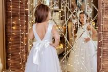 Flower Girl Dress, Tutu Flower Girl Dress, Flower Girl Dresses, Tulle Flower Girl Dress, Wedding Girl Dress, Tutu Wedding Dress, Satin Dress wedding photo - Flower Girl Dress, Tutu Flower Girl Dress, Flower Girl Dresses, Tulle Flower Girl Dress, Wedding Girl Dress, Tutu Wedding Dress, Satin Dress