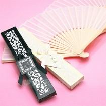 wedding photo -  Vintage Style/Elegant Vintage Style Bamboo Hand fan With Ribbons (Sold in a single) - Shanghai Beter Gifts CO Ltd
