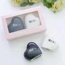 wedding photo -  Beter Gifts® Mr & Mrs. Salt and Pepper Shakers Wedding Favors