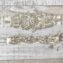 Elegent antique ivory Wedding Garter Set NO SLIP grip vintage rhinestones bridal garter B08S-EB06S wedding photo - Elegent antique ivory Wedding Garter Set NO SLIP grip vintage rhinestones bridal garter B08S-EB06S