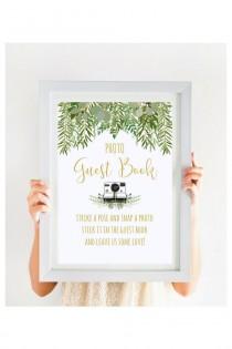 Wedding Photo Guest Book Sign, Greenery Wedding Sign, Garden Wedding, Beach Wedding, Gold Wedding Printable, Instant Download, #IDWS604_10AS wedding photo - Wedding Photo Guest Book Sign, Greenery Wedding Sign, Garden Wedding, Beach Wedding, Gold Wedding Printable, Instant Download, #IDWS604_10AS