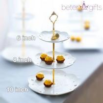 wedding photo -  Beter Gifts®New Year Decoration Desserts 3 Tier Tray Cake Stand HH124