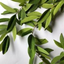 GREENERY GARLAND chartreuse vine arbor arch vows wedding ceremony aisle marker decoration paper leaves bohemian minimalist neutral woodland wedding photo - GREENERY GARLAND chartreuse vine arbor arch vows wedding ceremony aisle marker decoration paper leaves bohemian minimalist neutral woodland