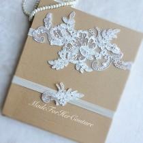 Beige Lace Garter, Lace Wedding Garter Set, Lace Garter, Vintage Garter set, Keepsake Garter set, lace bridal garter, something blue wedding photo - Beige Lace Garter, Lace Wedding Garter Set, Lace Garter, Vintage Garter set, Keepsake Garter set, lace bridal garter, something blue