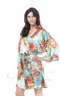 Sale! Bridesmaid Robes, Mix and Match, Bridesmaid Gifts, Floral Robe, Kimono Robe, Wedding Robe, Satin Robes, Bridesmaids Gift wedding photo - Sale! Bridesmaid Robes, Mix and Match, Bridesmaid Gifts, Floral Robe, Kimono Robe, Wedding Robe, Satin Robes, Bridesmaids Gift