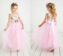 Pink flower girl dress,flower girl dresses, princess dress, birthday dress, tulle dress, junior bridemaids, Shabby chic flower girl dress wedding photo - Pink flower girl dress,flower girl dresses, princess dress, birthday dress, tulle dress, junior bridemaids, Shabby chic flower girl dress