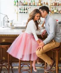 Womens average knee length skirt for 21th birthday or simple wedding wedding photo - Womens average knee length skirt for 21th birthday or simple wedding