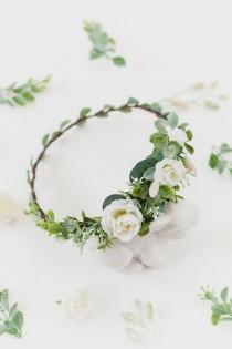 Fall Headpiece Flower Crown Greenery Hair Accessory Wedding Hair Piece Woodland Hair Crown Rustic Wreath Bridal Floral Crown Wedding wedding photo - Fall Headpiece Flower Crown Greenery Hair Accessory Wedding Hair Piece Woodland Hair Crown Rustic Wreath Bridal Floral Crown Wedding