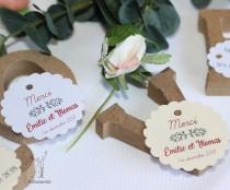 20 labels "the round & oval scalloped" wedding photo - 20 labels "the round & oval scalloped"