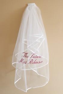 Personalised hen party veil, Personalised wedding veil, Bride to be, Hen party, Bridal shower, Bachelorette party wedding photo - Personalised hen party veil, Personalised wedding veil, Bride to be, Hen party, Bridal shower, Bachelorette party