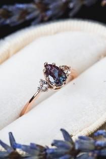 wedding photo - 36 Rose Gold Engagement Rings That Melt Your Heart