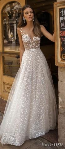 wedding photo - MUSE By BERTA Wedding Dresses 2019 - Barcelona Bridal Collection