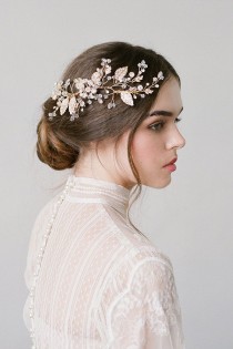 Wedding Hair Piece,Gold Bridal Comb,Bridal Headpiece,Gold Floral Hair Comb,Headpiece,Wedding Accessories,Gold Headpiece,Head Comb… wedding photo - Wedding Hair Piece,Gold Bridal Comb,Bridal Headpiece,Gold Floral Hair Comb,Headpiece,Wedding Accessories,Gold Headpiece,Head Comb…