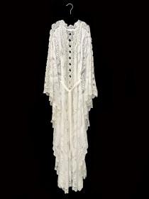 Lace kaftan, white lace kaftan, brides lace robe, beach cover up lace kimono robe, boho wedding dress, brides lace robe wedding photo - Lace kaftan, white lace kaftan, brides lace robe, beach cover up lace kimono robe, boho wedding dress, brides lace robe