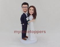 Custom wedding cake topper bobblehead cake topper wedding topper wedding bobblehead personalized figurine wedding photo - Custom wedding cake topper bobblehead cake topper wedding topper wedding bobblehead personalized figurine