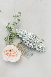 Crystal Comb Bridal Comb Wedding Comb Rhinestone Comb Crystal Hair Piece Wedding Hair Piece Bridal Hair Piece Crystal Headpiece Pearl Comb wedding photo - Crystal Comb Bridal Comb Wedding Comb Rhinestone Comb Crystal Hair Piece Wedding Hair Piece Bridal Hair Piece Crystal Headpiece Pearl Comb