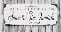 Distressed Established Sign with First and Last Names and Established Date wedding photo - Distressed Established Sign with First and Last Names and Established Date
