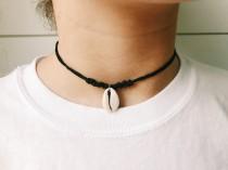 Cowrie Shell Choker, shell choker, sea shell, jewerly, choker, beach jewerly, boho beach necklace wedding photo - Cowrie Shell Choker, shell choker, sea shell, jewerly, choker, beach jewerly, boho beach necklace