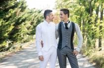 Hand made. Titelle Couture. Elegant CORSET vest for men in Brocade with Busk held single original Mary Dandy gentleman jacket wedding photo - Hand made. Titelle Couture. Elegant CORSET vest for men in Brocade with Busk held single original Mary Dandy gentleman jacket