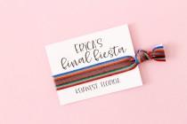 Final Fiesta Hair Tie Favor - Custom Final Fiesta Hair Ties - Fiesta Bachelorette Party Favor- Bachelorette Hair Ties - Final Fiesta - Boho wedding photo - Final Fiesta Hair Tie Favor - Custom Final Fiesta Hair Ties - Fiesta Bachelorette Party Favor- Bachelorette Hair Ties - Final Fiesta - Boho