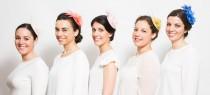 Freuchie - Set of 5 feather headpieces, Bridesmaid gift, Feather Fascinators, feather headpieces, feather hair pieces for bridesmaids wedding photo - Freuchie - Set of 5 feather headpieces, Bridesmaid gift, Feather Fascinators, feather headpieces, feather hair pieces for bridesmaids