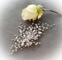 Wedding hair accessories Crystal bridal hair comb Bridal hair piece Gold wedding headpiece Bridal hair pieces Bridal hair pins Wedding tiara wedding photo - Wedding hair accessories Crystal bridal hair comb Bridal hair piece Gold wedding headpiece Bridal hair pieces Bridal hair pins Wedding tiara