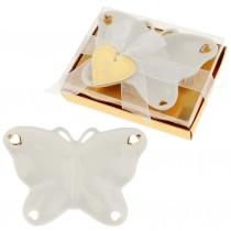 wedding photo -  #beterwedding Creative Butterfly Shape Ceramic Candy Dish Wedding Party Favors