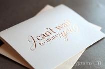 ROSE GOLD FOIL Wedding Card to Your Bride or Groom - I Can't Wait to Marry You - To my Groom Wedding Day Notecard Love Note Before I Do CS08 wedding photo - ROSE GOLD FOIL Wedding Card to Your Bride or Groom - I Can't Wait to Marry You - To my Groom Wedding Day Notecard Love Note Before I Do CS08