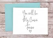 You Will Be My Cousin Forever Card, Bridesmaid Proposal Card, Will You Be My Bridesmaid Card, Cousin Card, Maid of Honor Card - (FPS0061) wedding photo - You Will Be My Cousin Forever Card, Bridesmaid Proposal Card, Will You Be My Bridesmaid Card, Cousin Card, Maid of Honor Card - (FPS0061)
