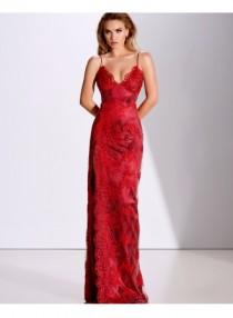 wedding photo -  Fashion Abendkleider Lang Rot | Spitze Abendmoden Online Modellnummer: XY653