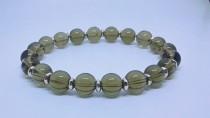Smokey Quartz Crystal Bracelet wedding photo - Smokey Quartz Crystal Bracelet