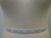 SALE - Bridal Belt, Wedding belt, Bridesmaid - Crystal Rhinestone Belt Style B102 - Made to Order wedding photo - SALE - Bridal Belt, Wedding belt, Bridesmaid - Crystal Rhinestone Belt Style B102 - Made to Order