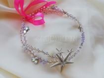 wedding photo -  Purple Starfish Crown