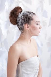 Birdcage veil - multiple colors lengths- ready to ship wedding photo - Birdcage veil - multiple colors lengths- ready to ship