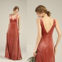 Velvet Bridesmaid Dress English Rose Illusion Boat Neck Wedding Dress Sleeveless Prom Dress V Back Party Dress A-line Evening Dress(LV556) wedding photo - Velvet Bridesmaid Dress English Rose Illusion Boat Neck Wedding Dress Sleeveless Prom Dress V Back Party Dress A-line Evening Dress(LV556)