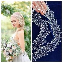 Pearl bridal hair vine Bridal hair accessories Bridal hair piece Rose gold bridal headpiece Gold wedding hair pieces Gold Wedding hair vine wedding photo - Pearl bridal hair vine Bridal hair accessories Bridal hair piece Rose gold bridal headpiece Gold wedding hair pieces Gold Wedding hair vine
