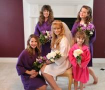 wedding photo - BRIDAL PARTY Robes Wedding Robes Monogrammed Robes Available in 10 Colors, 3 Sizes; RUSH and Single Orders Welcome, Personalized Robes