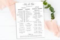 wedding photo - Wedding Party Timeline, Printable Wedding Day Schedule, Groomsmen Itinerary, Bridesmaid Agenda 100% Editable, Templett PPW0550