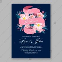 wedding photo -  Pink Peony wedding invitation template design mothers day card