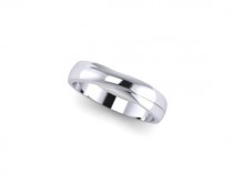 wedding photo -  Mens Wedding band made in your choice of 14k solid white, yellow, or rose gold