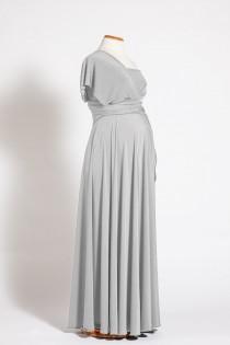 Pearl gray maternity dress, long infinity maternity dress, light grey maternity dress, pregnant evening dress, formal maternity dress grey wedding photo - Pearl gray maternity dress, long infinity maternity dress, light grey maternity dress, pregnant evening dress, formal maternity dress grey