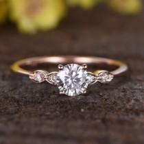wedding photo -  Buy 1.5 ct Rose Gold Moisanite Ring (Free Shipping)